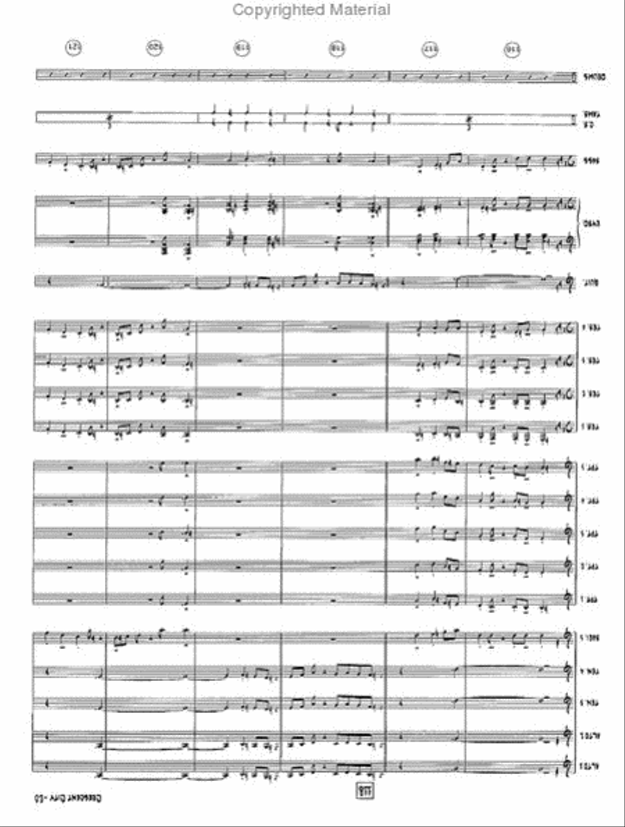 The Crescent City Stomp Jazz Ensemble scores gallery preview page 21