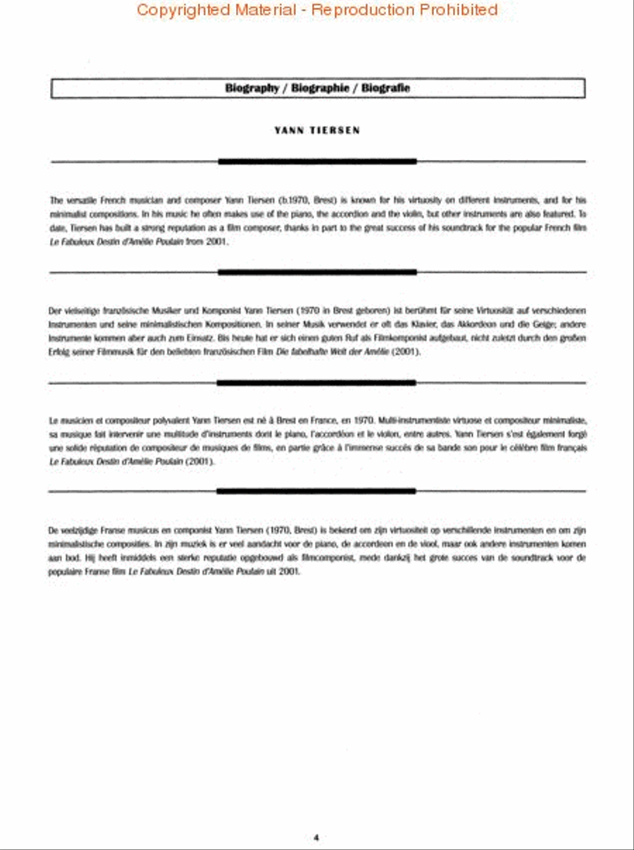 Amelie Amelie Accordion Orchestra scores gallery preview page 2
