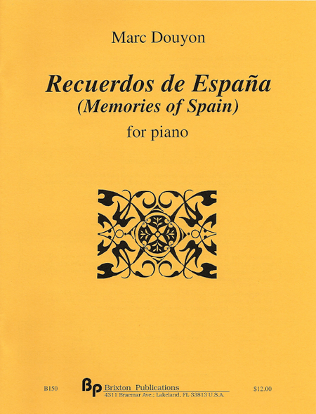 Recuerdos de Espana for piano