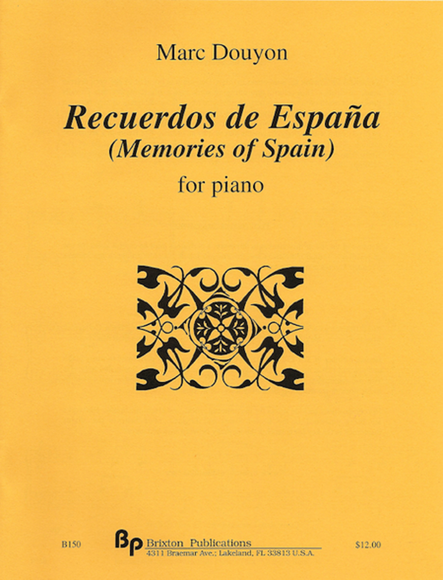 Recuerdos de Espana for piano