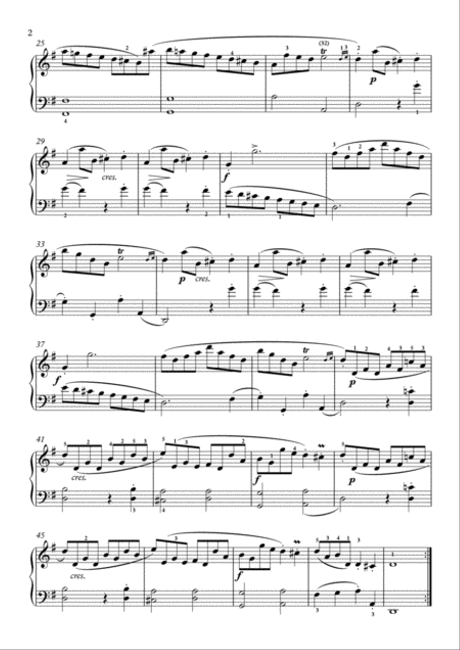 Scarlatti-Sonata in G-Major L.289 K.424(piano) Piano Solo scores gallery preview page 3
