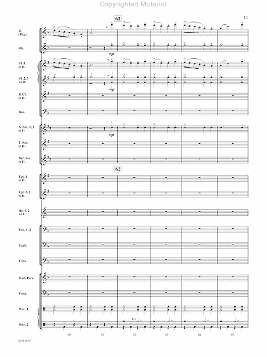 The Old Red Mill Concert Band scores gallery preview page 12