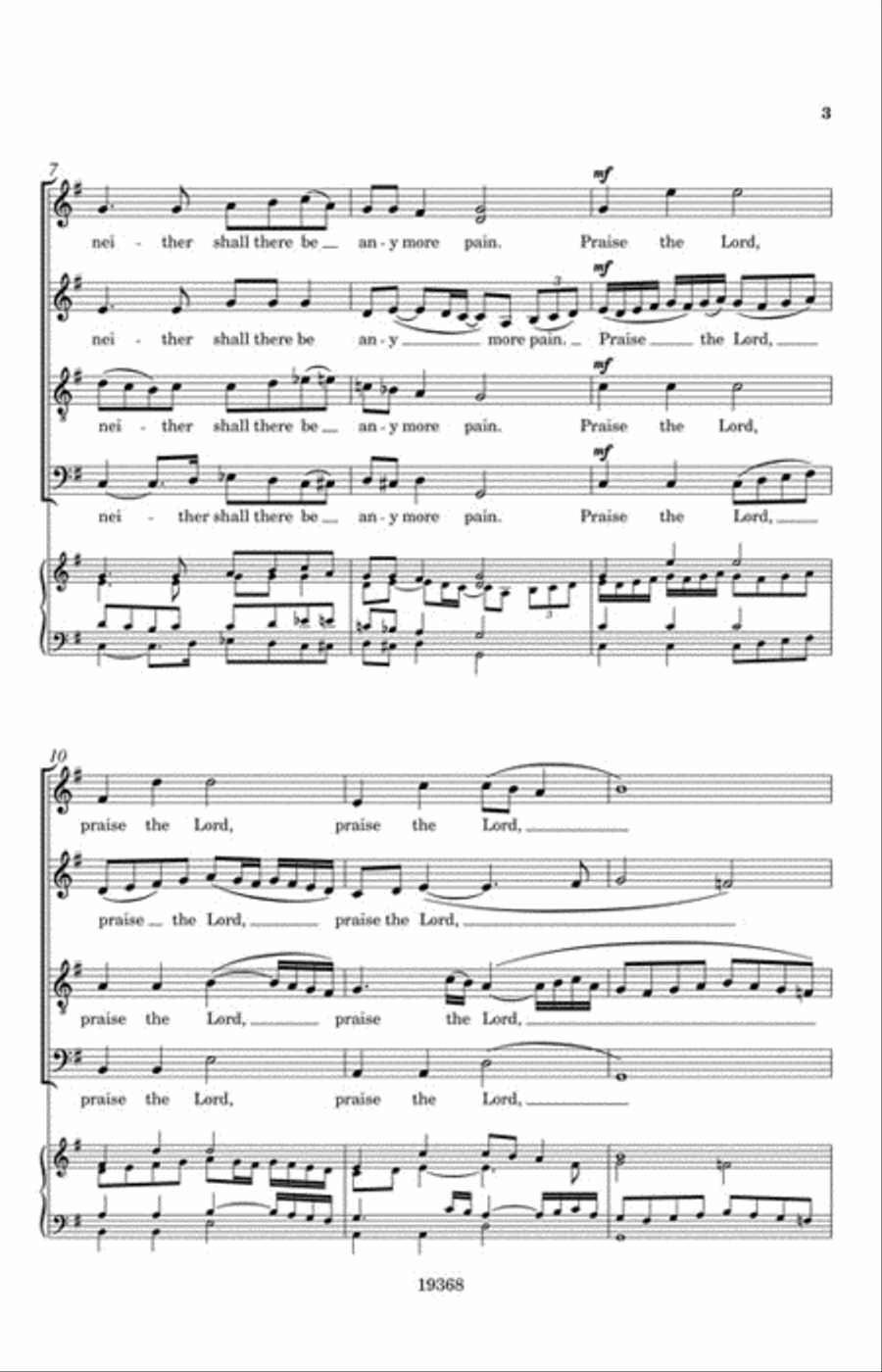 God Shall Wipe Away All Tears from The Armed Man: A Mass for Peace SSAATTBB scores gallery preview page 3