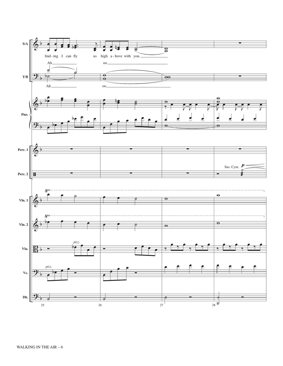 Walking In The Air (from The Snowman) (arr. John Leavitt) - Full Score Choir scores gallery preview page 6