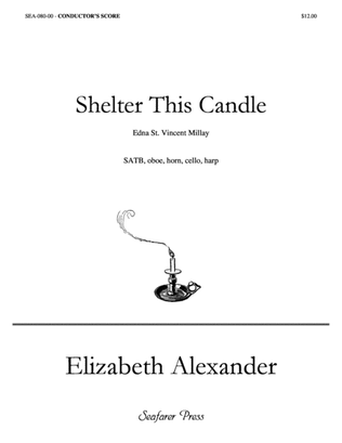 Book cover for Shelter This Candle (Full Score)