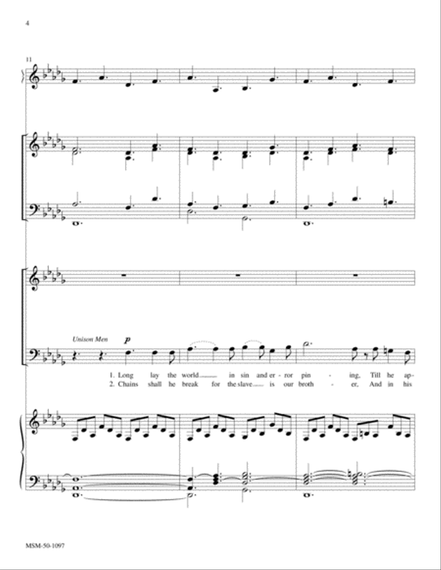O Holy Night Choir scores gallery preview page 4