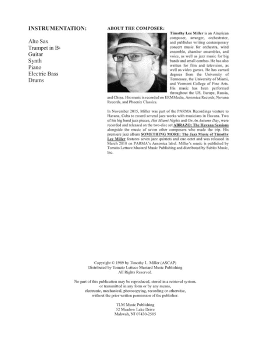 Montage (Hot Miami Nights) Jazz Ensemble scores gallery preview page 2