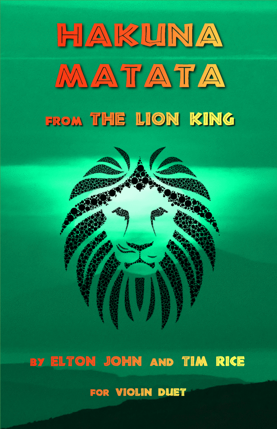 Hakuna Matata String Duet scores gallery preview page 1