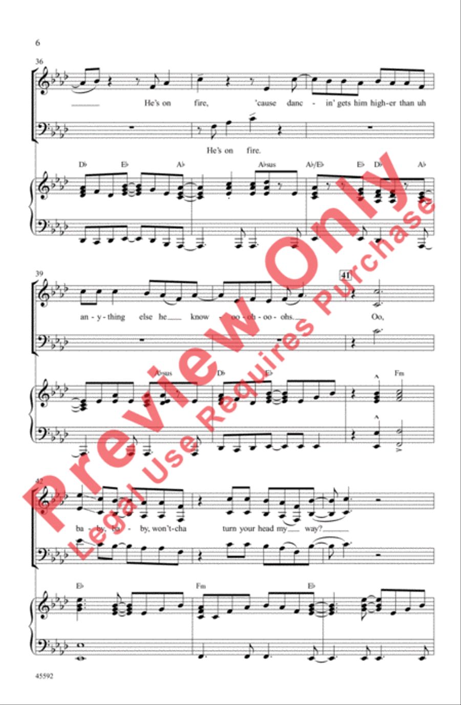 Dance the Night Away Dance the Night Away 3-Part scores gallery preview page 6