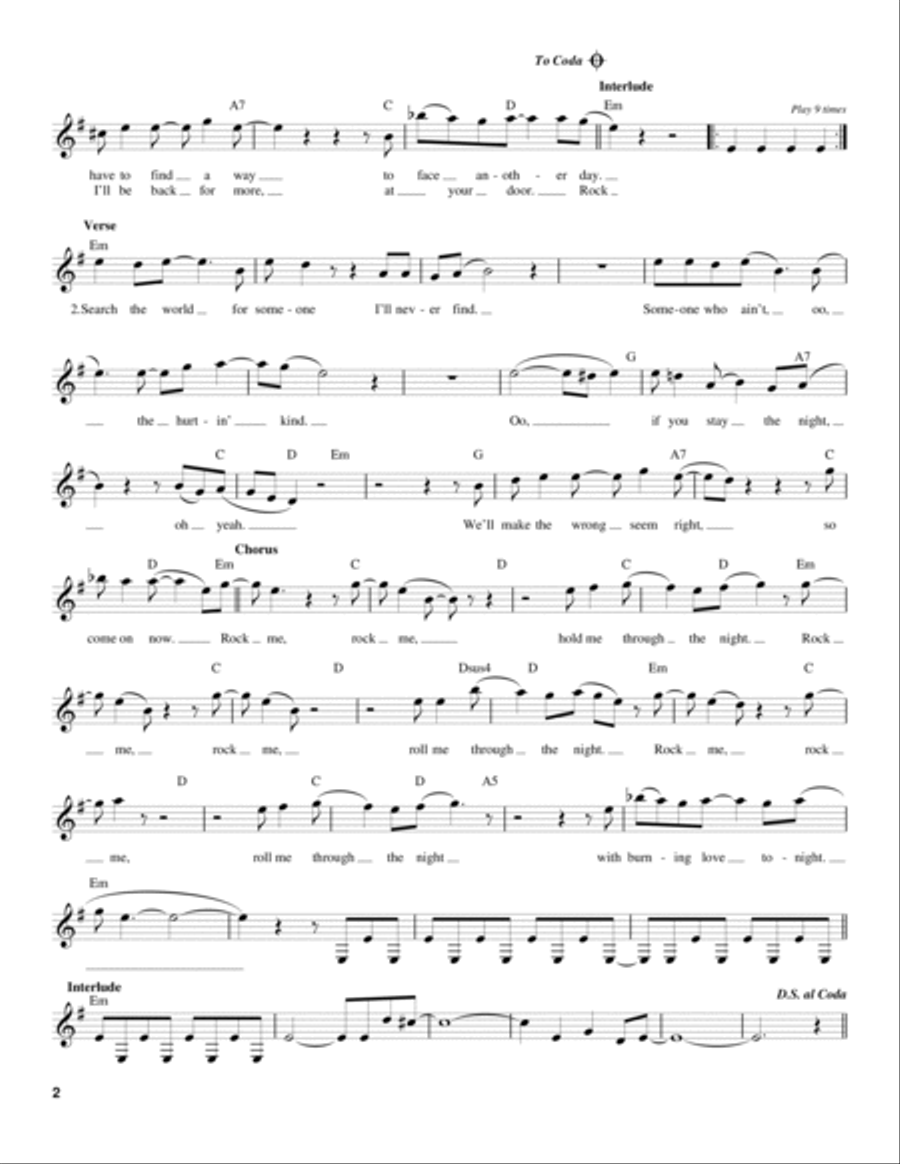 Rock Me Electric Guitar scores gallery preview page 2