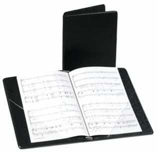 Book cover for Choral Folder - Flat Pockets & Strings
