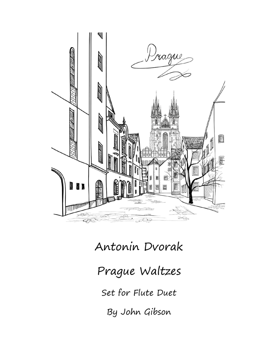 Antonin Dvorak - Prague Waltzes set for Flute Duet image number null