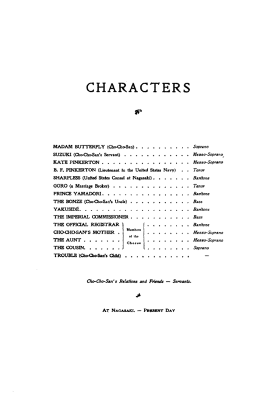 Madame Butterfly Madame Butterfly Voice scores gallery preview page 3