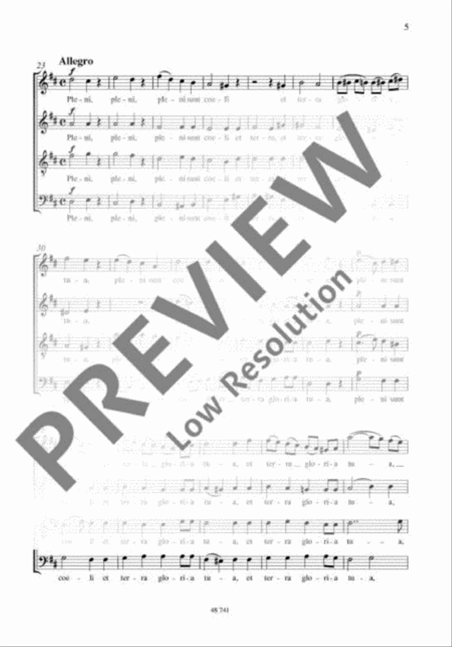Vier Sätze einer Messe 4-Part scores gallery preview page 6