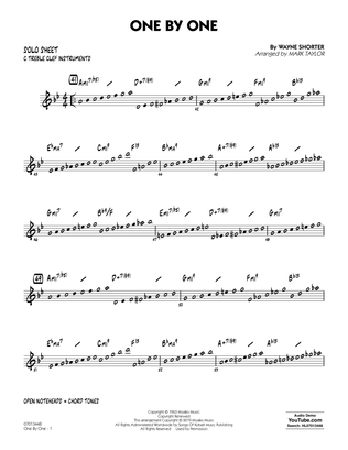 One by One (arr. Mark Taylor) - C Solo Sheet