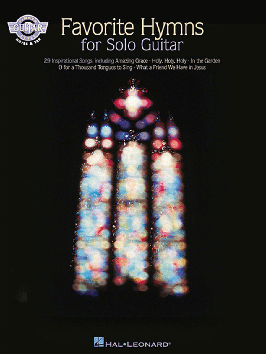 Favorite Hymns for Solo Guitar Electric Guitar scores gallery preview page 1