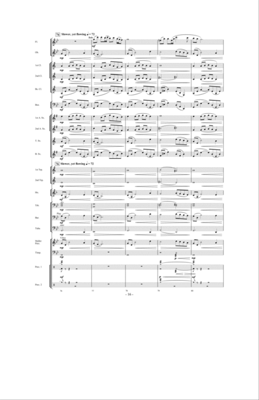 Legend of the Queen Anne's Revenge Concert Band scores gallery preview page 15