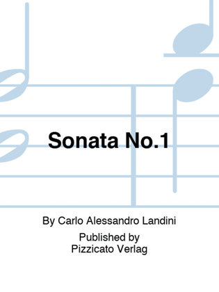 Book cover for Sonata No.1