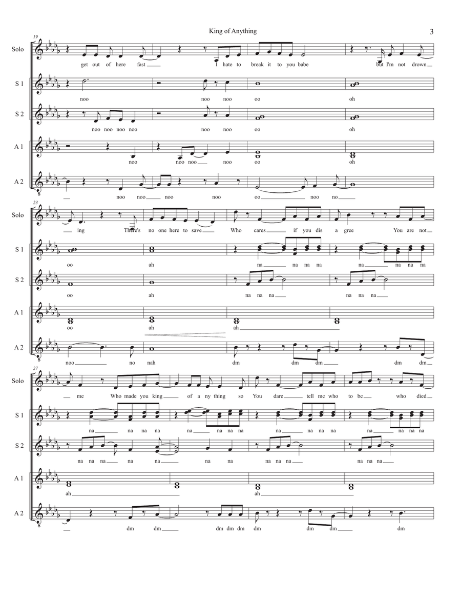 King Of Anything SA scores gallery preview page 3