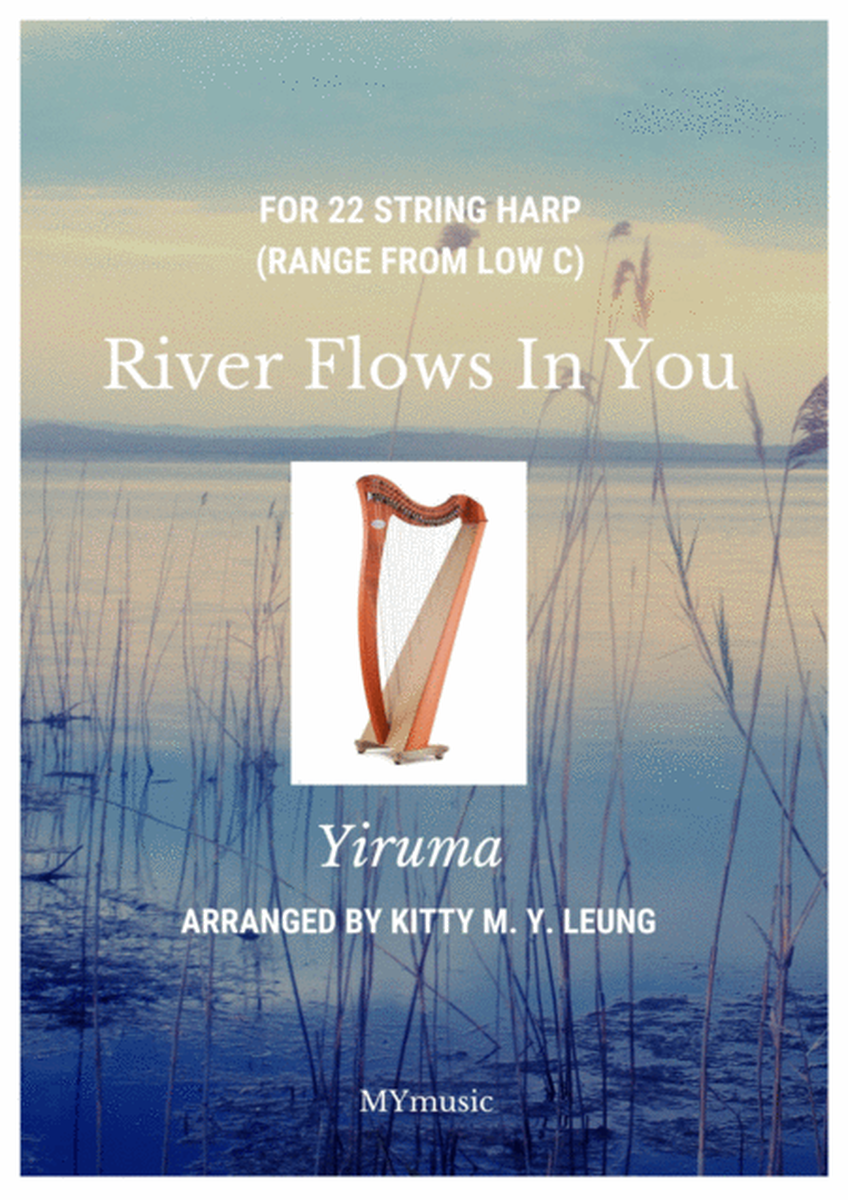 River Flows In You - 22 String Harp (range from low C)