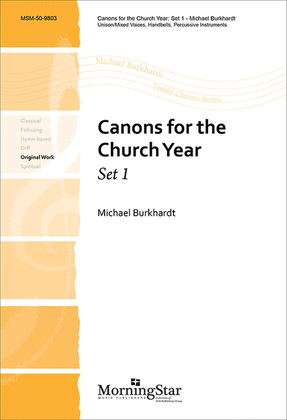 Book cover for Canons for the Church Year, Set 1