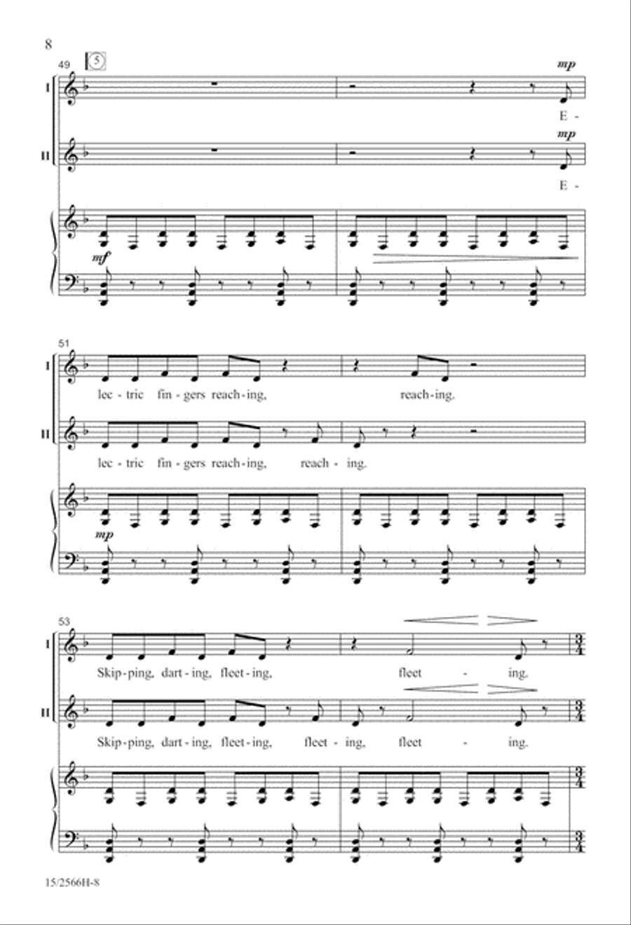Lightning! 2-Part scores gallery preview page 9