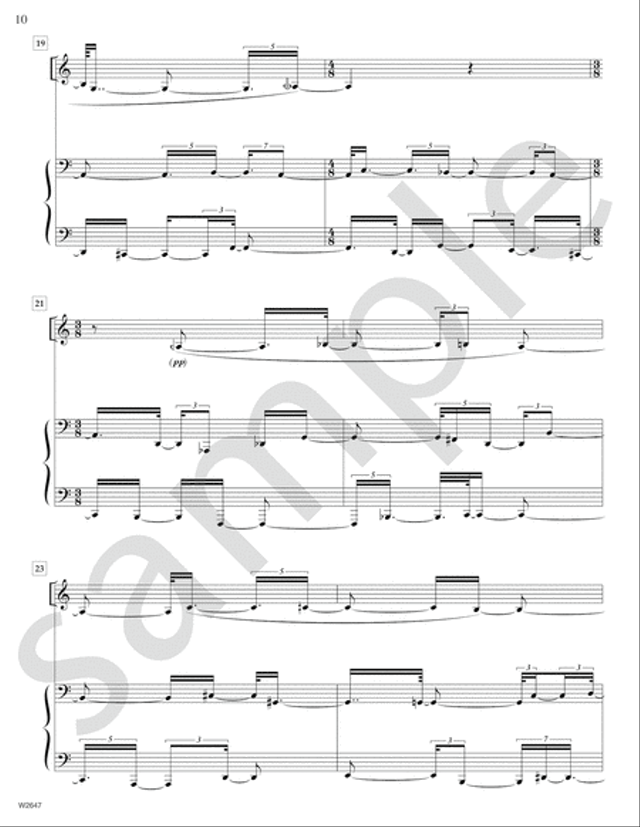 Rendition Bass Clarinet scores gallery preview page 8