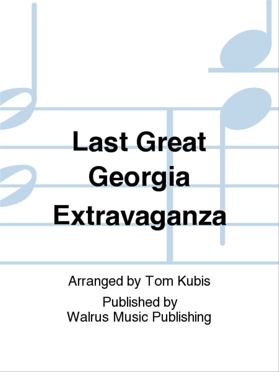 Last Great Georgia Extravaganza Big Band scores gallery preview page 1