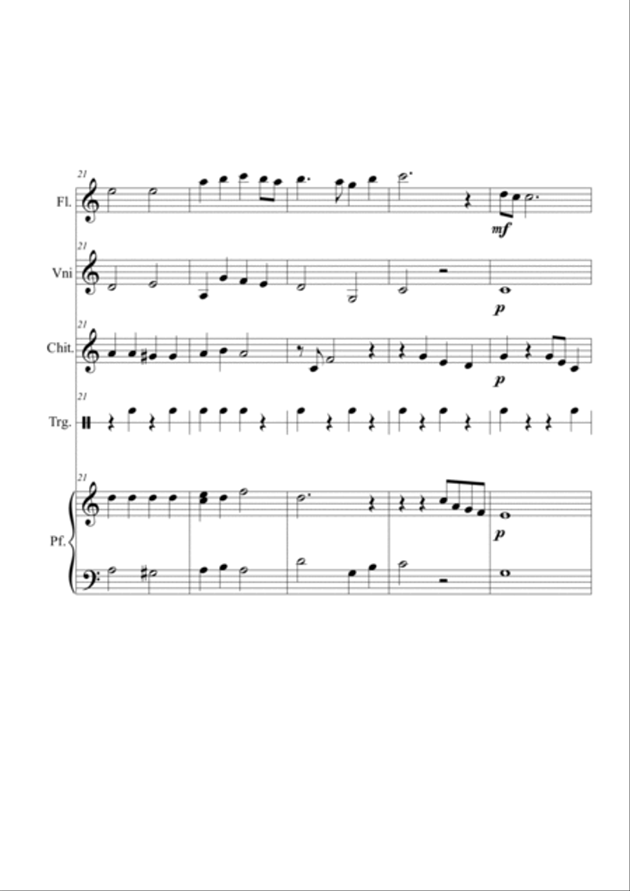 Yesterday Flute scores gallery preview page 5