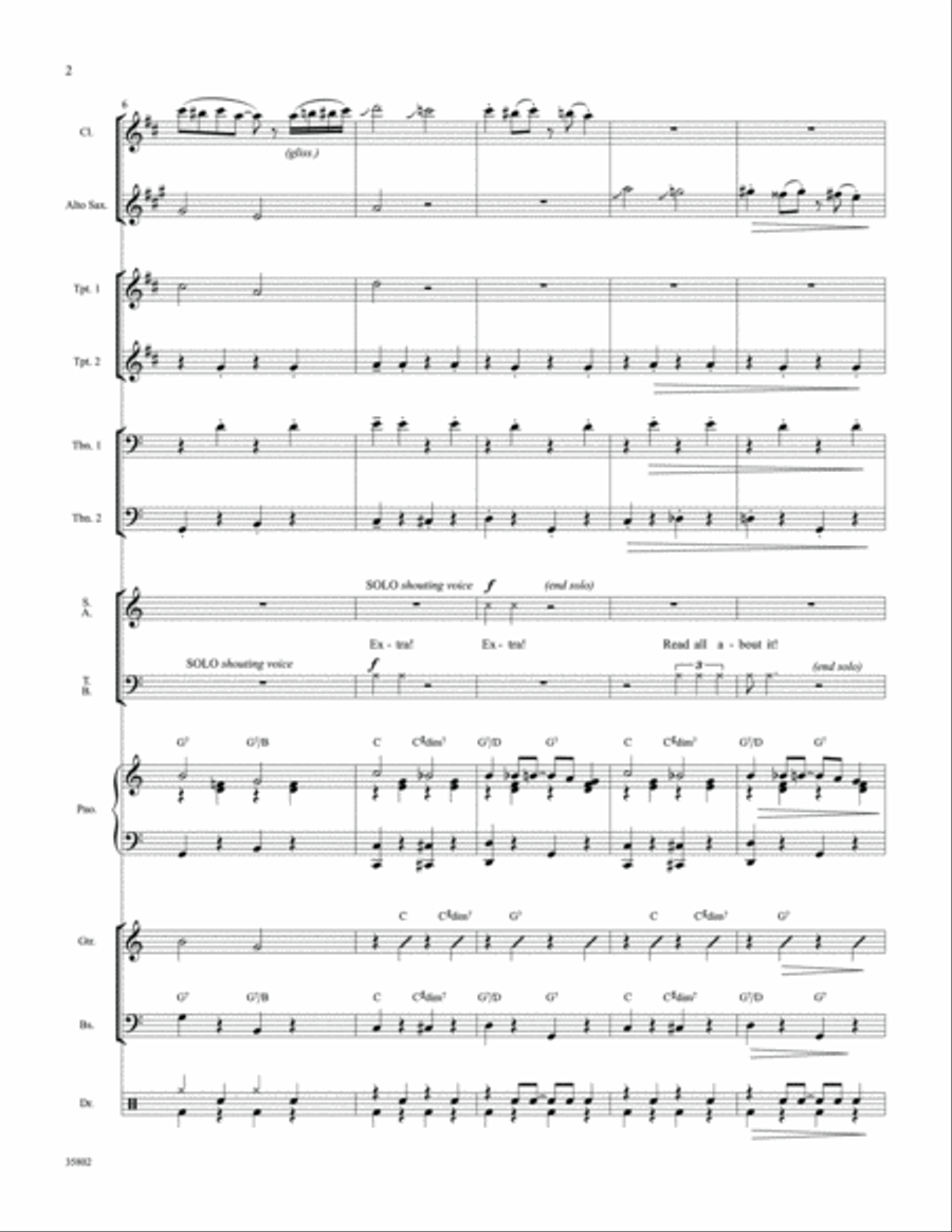 Let Me Entertain You Let Me Entertain You Choir scores gallery preview page 3
