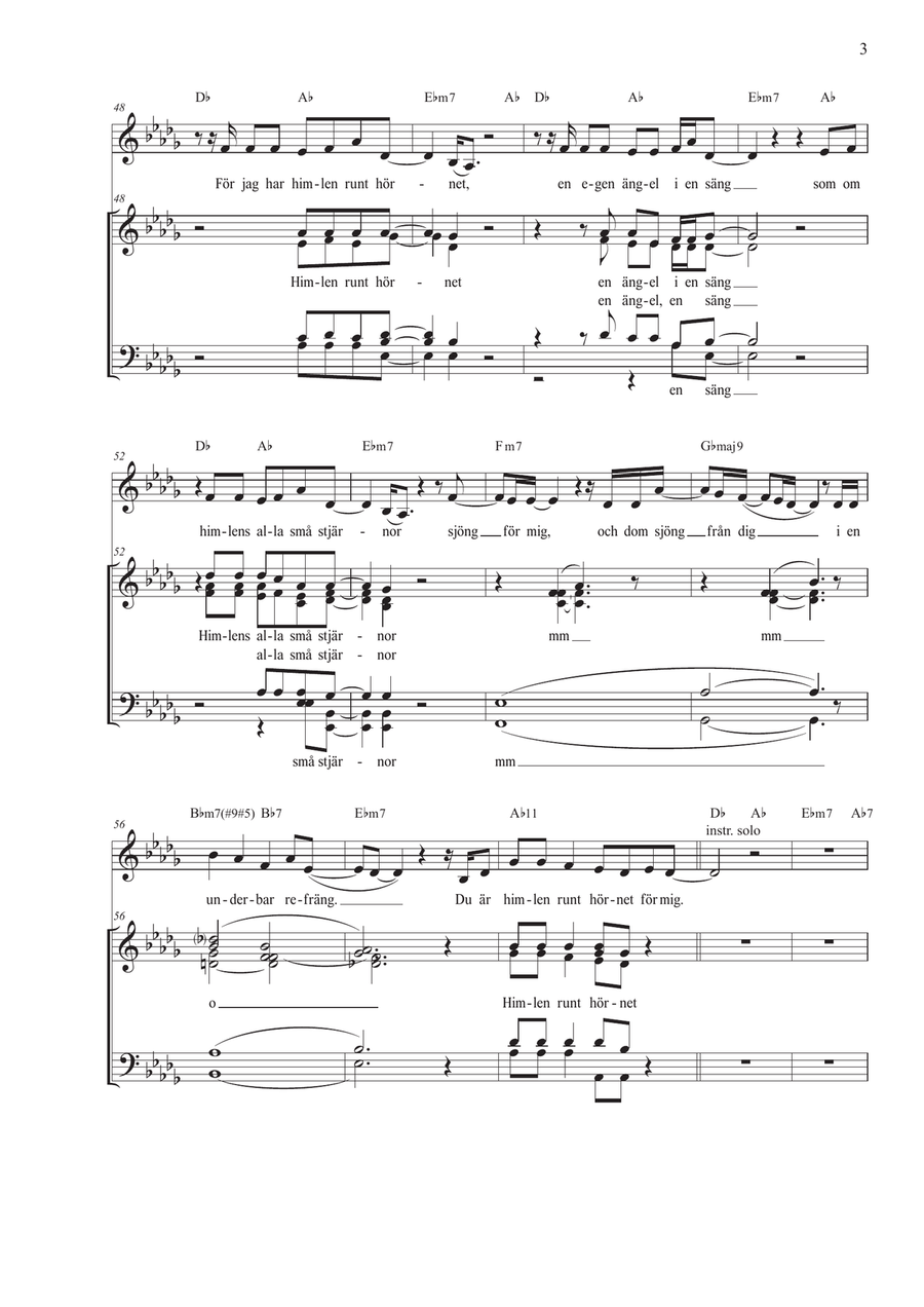 Himlen Runt Hornet Himlen Runt Hornet Divisi scores gallery preview page 3