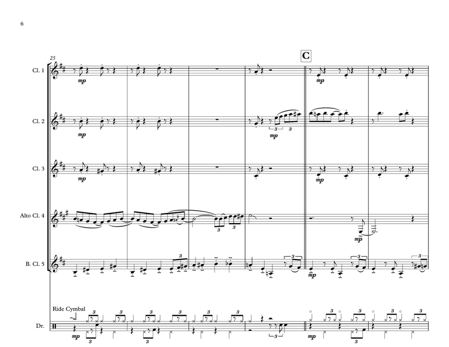 Satin Doll Woodwind Ensemble scores gallery preview page 6