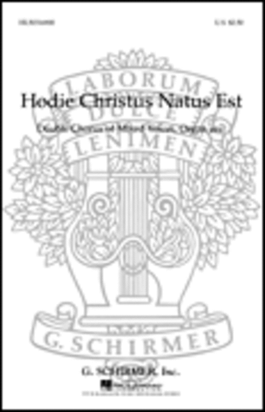 Hodie Christus Natus Est 4-Part scores gallery preview page 1