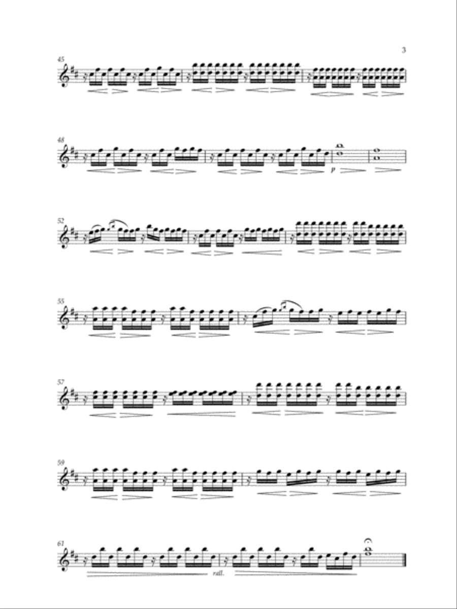 Nebula / from Forest Frequencies Double Bass scores gallery preview page 4