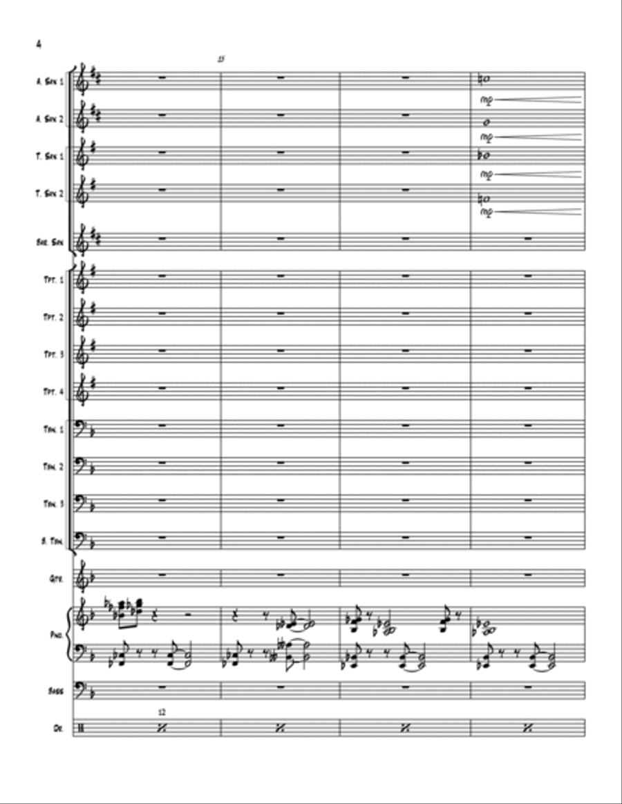 Babylon Sisters Babylon Sisters Jazz Ensemble scores gallery preview page 4