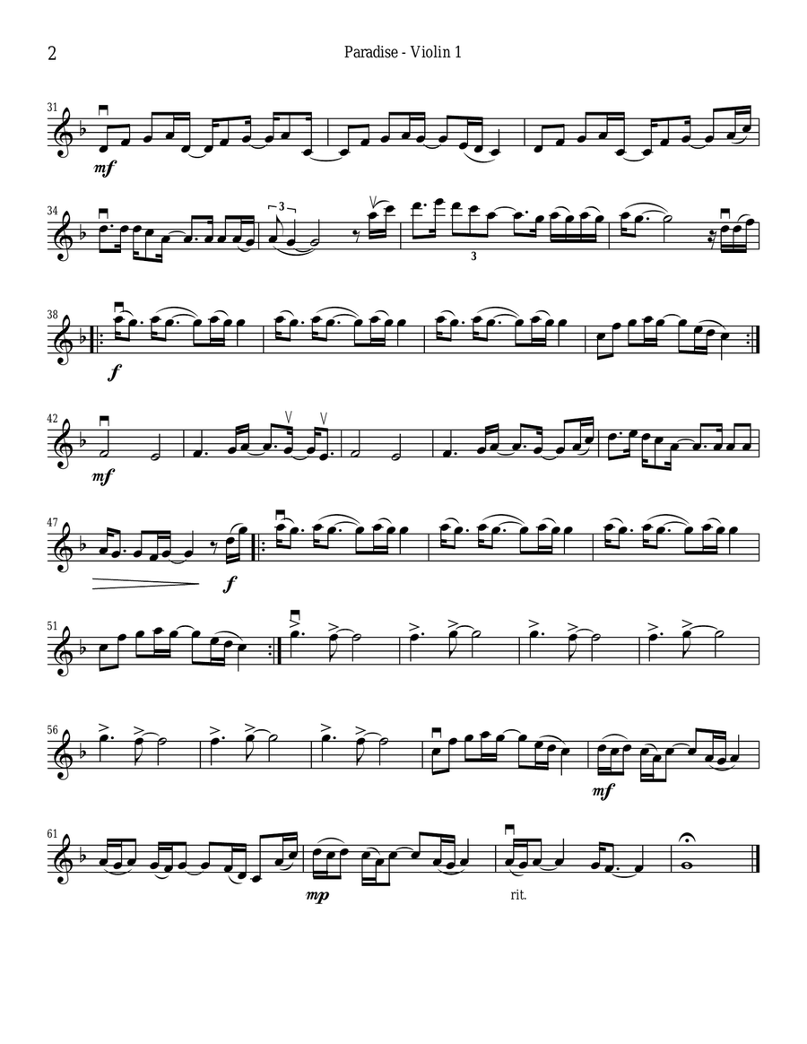 Paradise String Quartet scores gallery preview page 2