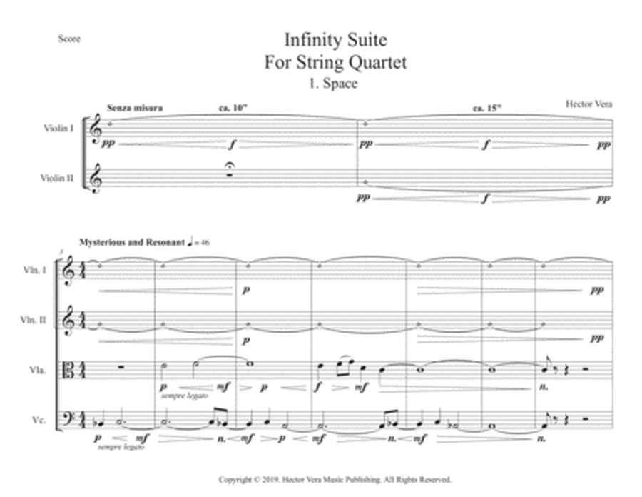Infinity Suite for String Quartet image number null
