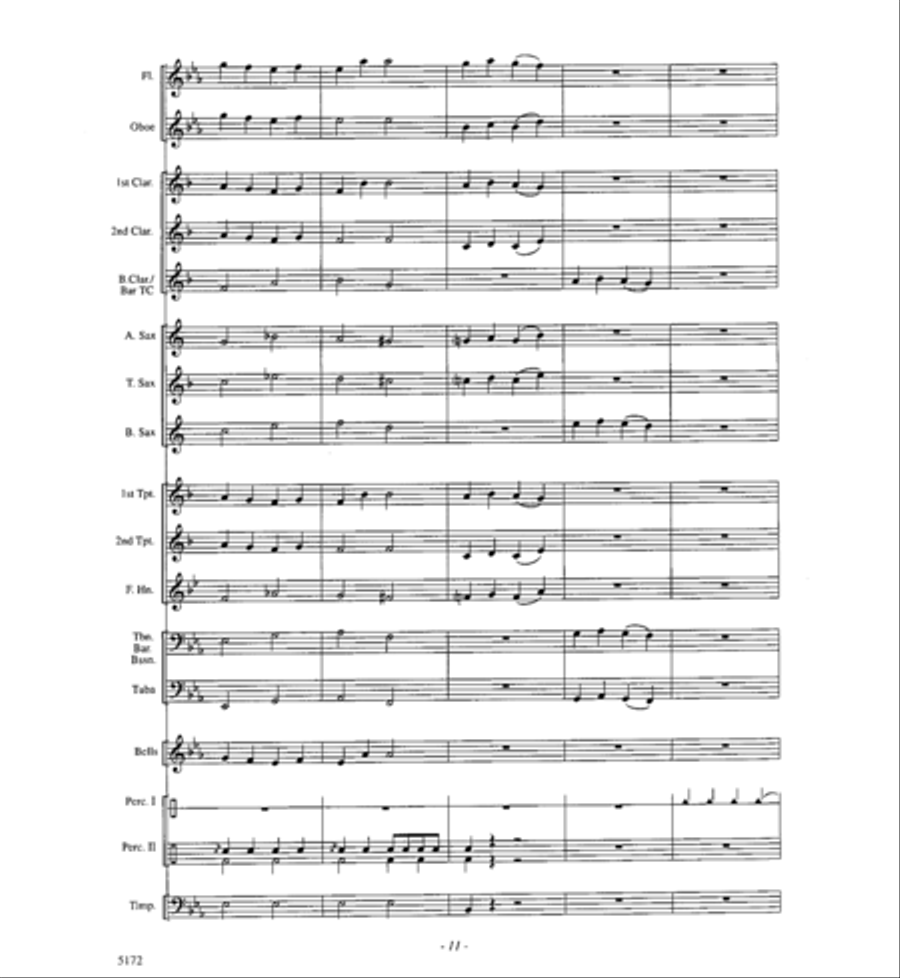 Triangle Time Concert Band scores gallery preview page 11