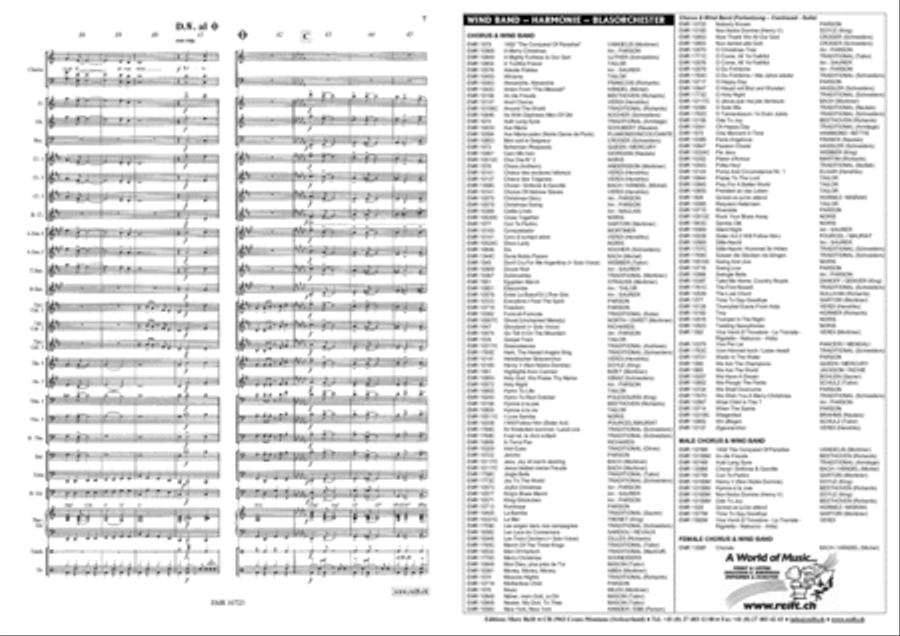 Everytime I Feel The Spirit 4-Part scores gallery preview page 6