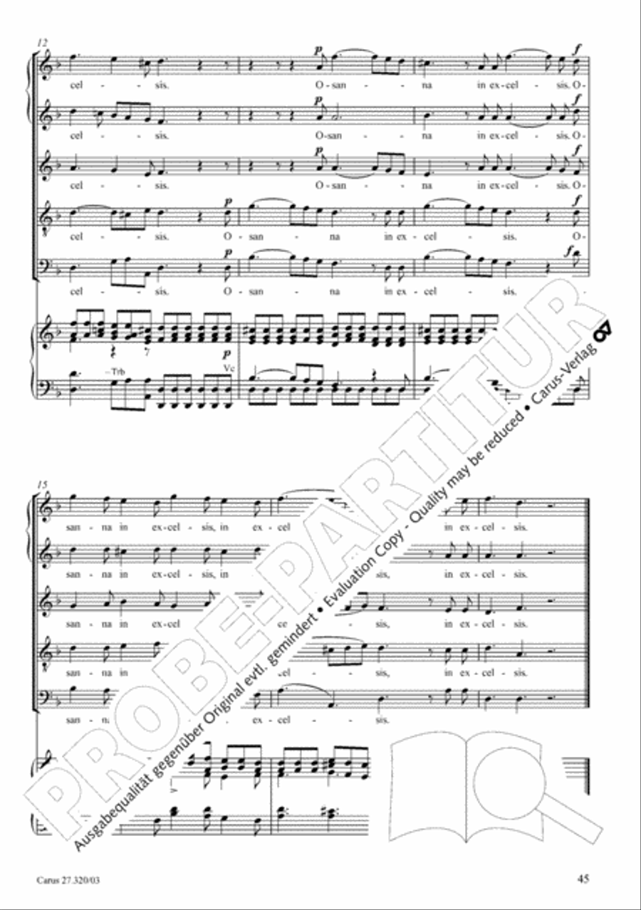 Requiem in D minor 4-Part scores gallery preview page 46