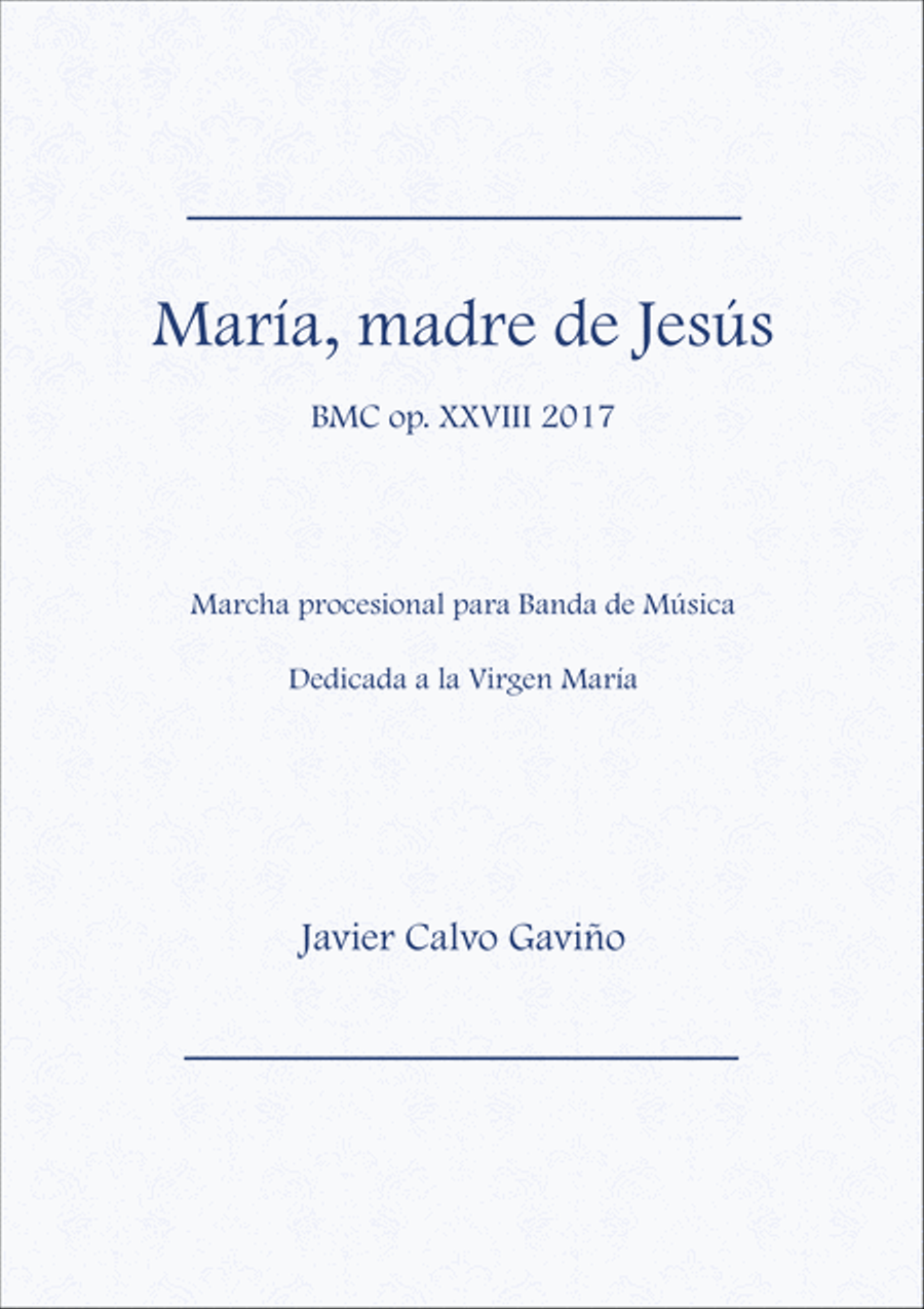 María, madre de Jesús Concert Band scores gallery preview page 1