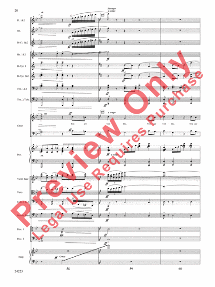 Living Lord Choir scores gallery preview page 21
