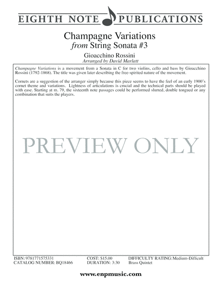 Champagne Variations image number null