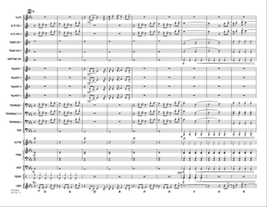 Let It Go (from Frozen) - Conductor Score (Full Score) Jazz Ensemble scores gallery preview page 4