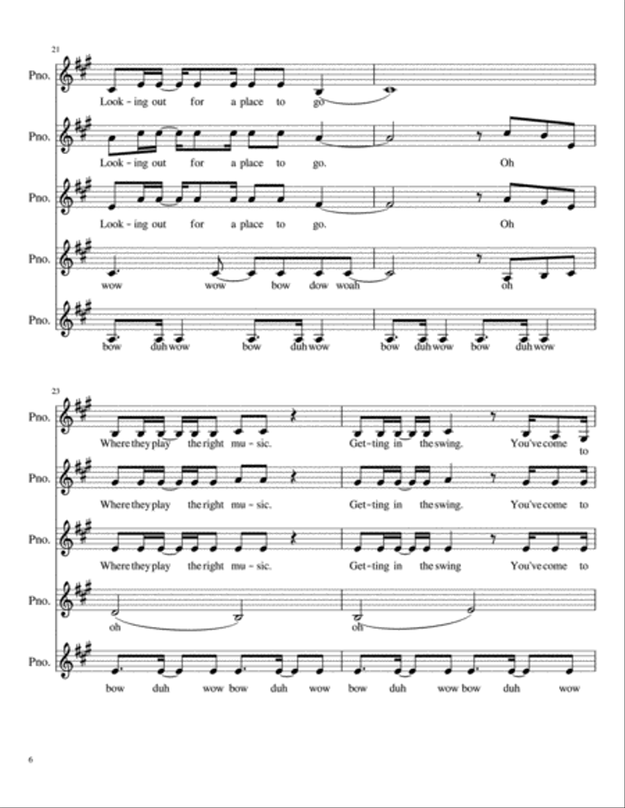 Dancing Queen Small Ensemble scores gallery preview page 6