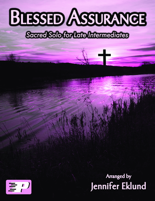Book cover for Blessed Assurance (Late Intermediate Piano)