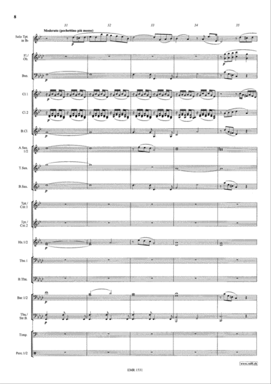 Konzertstuck No. 1 Concert Band scores gallery preview page 9