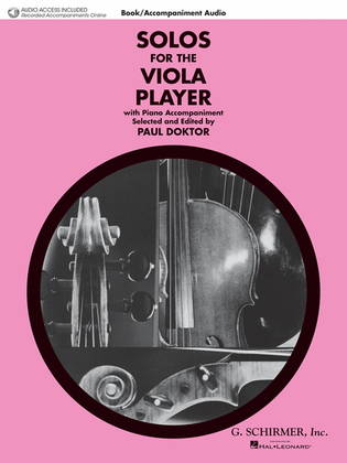 Book cover for Solos for the Viola Player