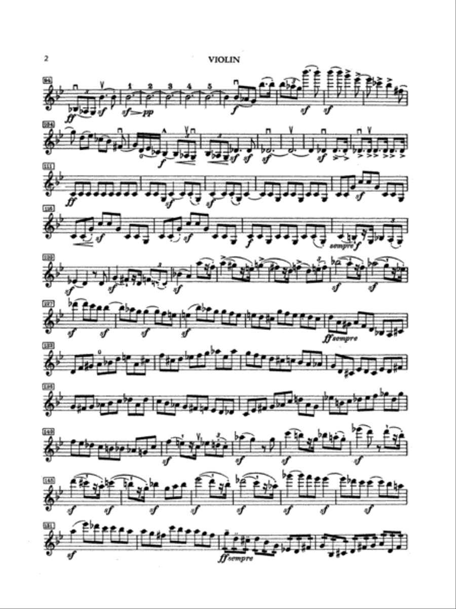 Smetana: Trio in G Minor, Op. 15 Violin scores gallery preview page 4