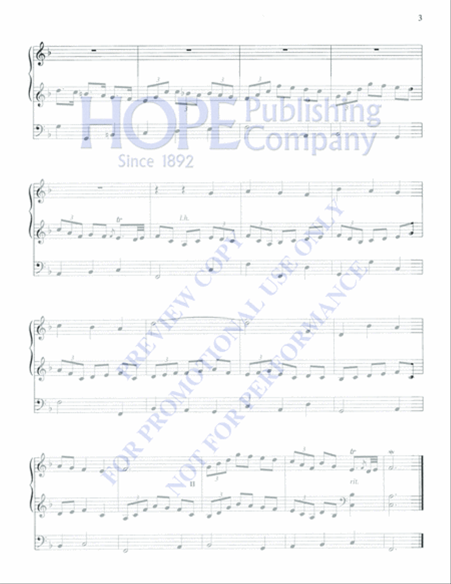 The Nativity Organ Solo scores gallery preview page 3